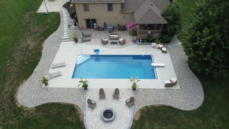 16' x 36' Inground Pool with side steps and diving board